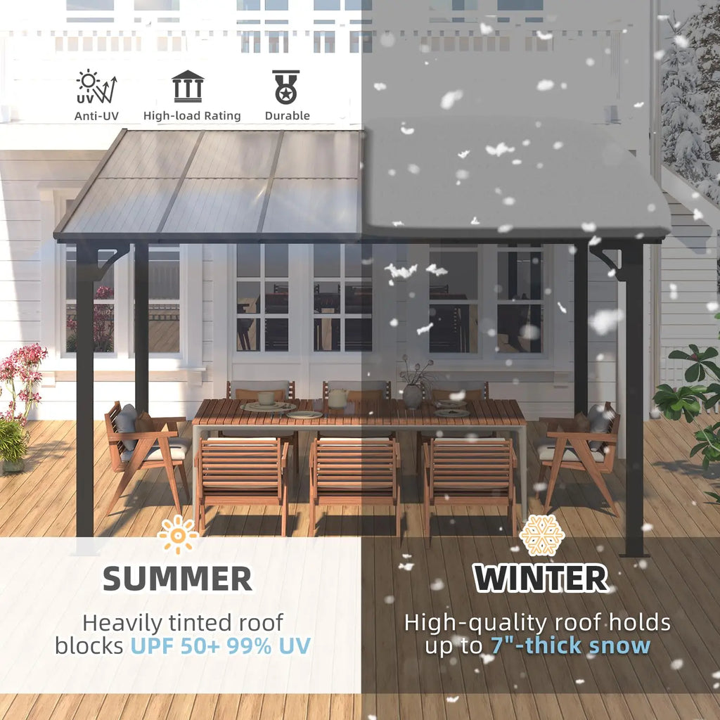 Hard Top Gazebo Canopy Awnings for Deck