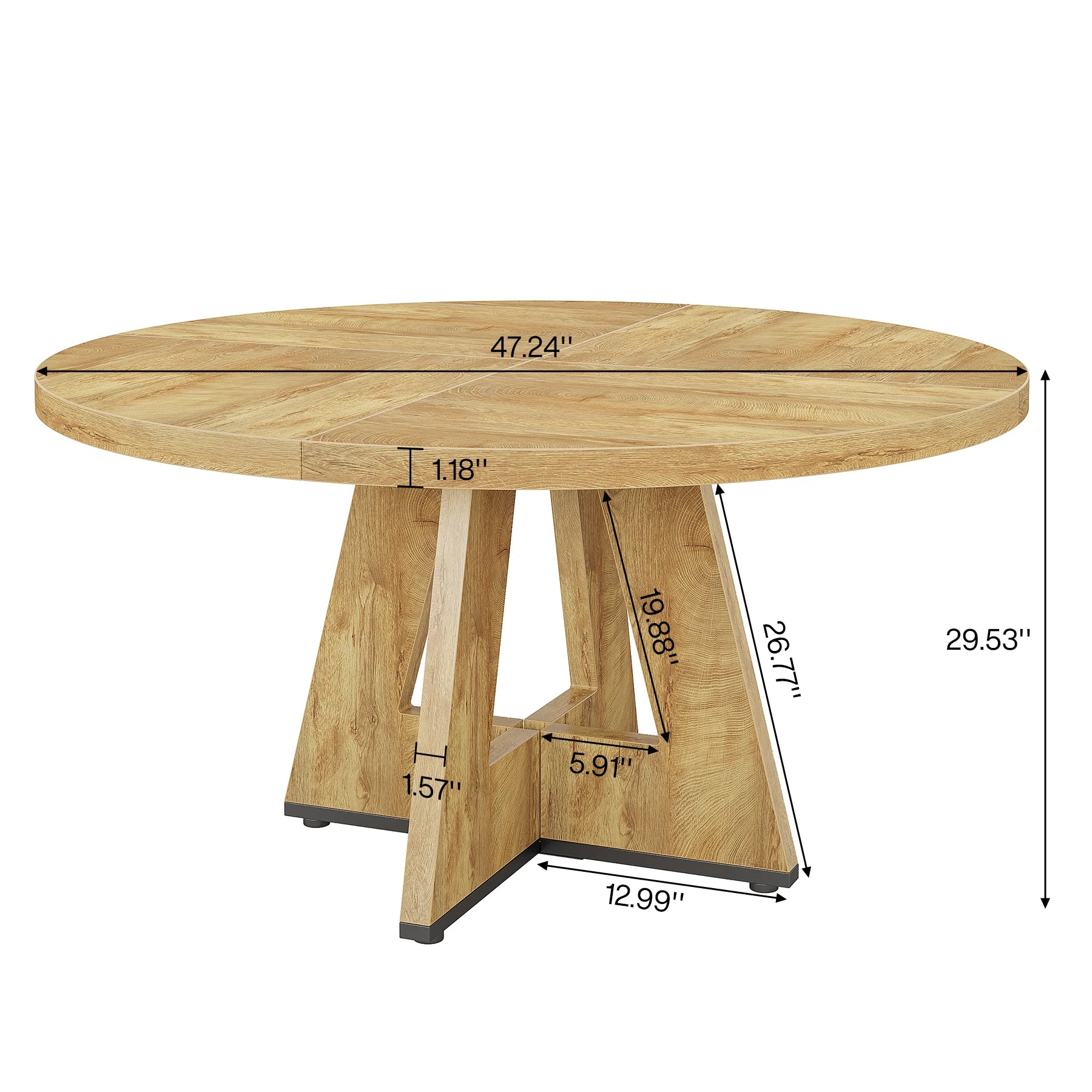 Round Dining Table Small Dinner Table