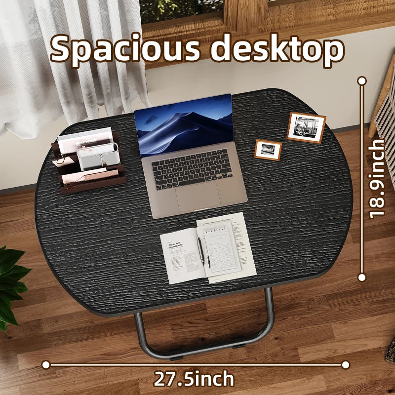 Stable Tray Table With No Assembly Required, TV Dinner Tray For Eating