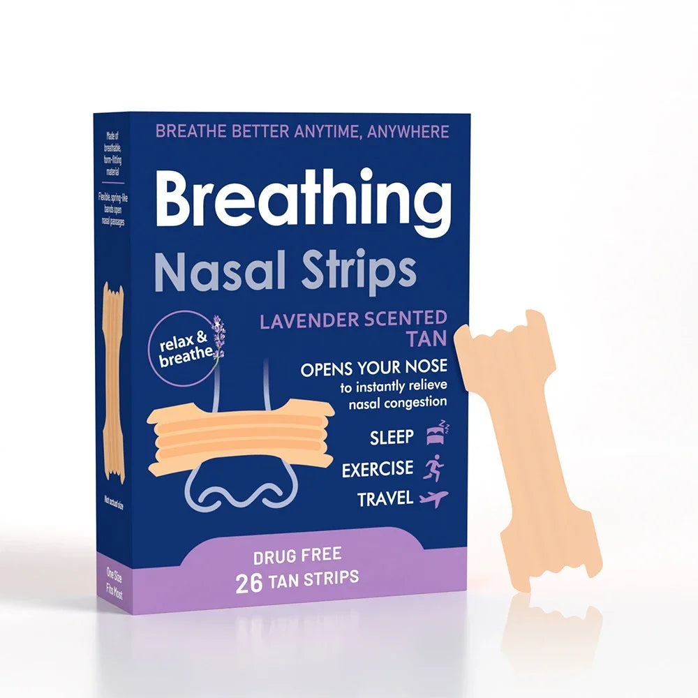 Breath Nasal Lavender Scent Sleeping Nose Strips