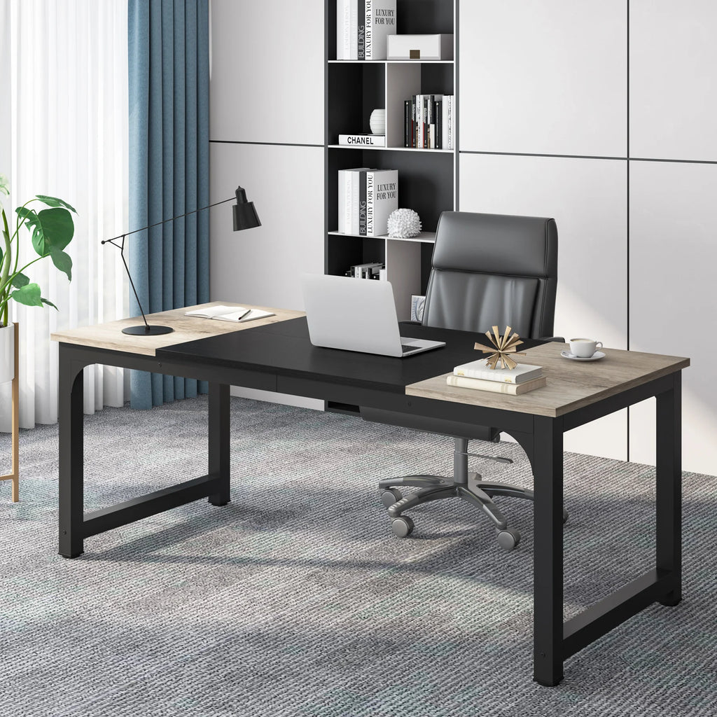 Modern Computer Large Office Desk for Workstation or Home Office
