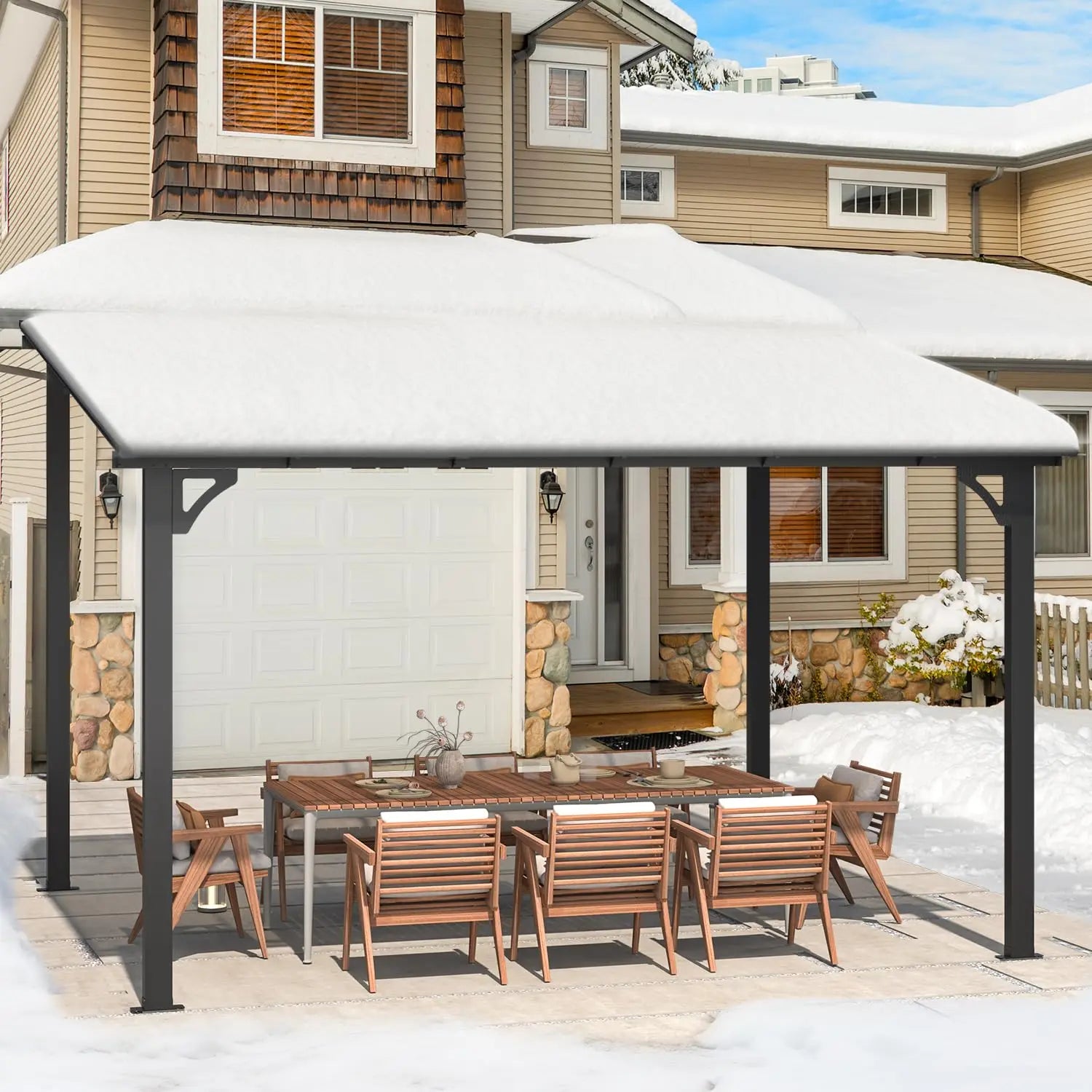 Hard Top Gazebo Canopy Awnings for Deck
