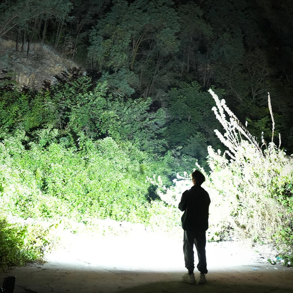 LED Inspection Lamp Waterproof Flashlight with Magnetic Base Emergency Light Rechargeable