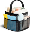 Mesh Shower Caddy with 9 Pockets, Large-Capacity Quick-Dry Toiletry Bag