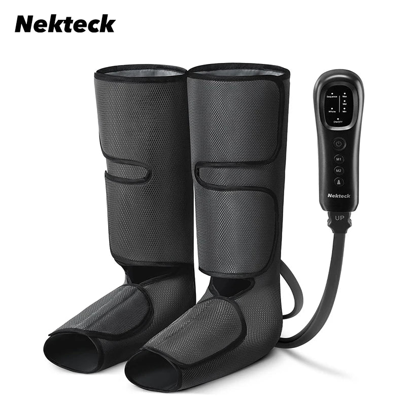 Leg Massager Air Compression Calf Wraps Air Pressure Massage for Blood Circulation and Relaxation Lymphatic Drainage