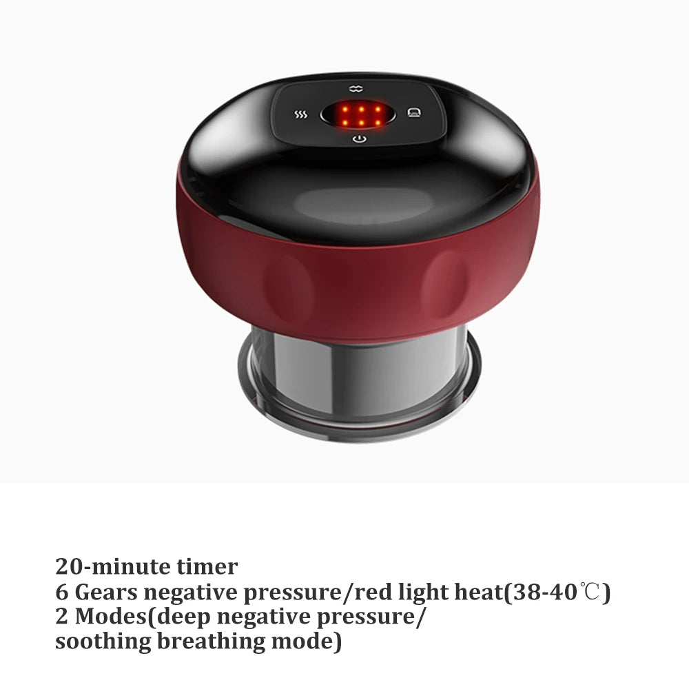 Smart Cupping Vacuum Massage Jars Heating Electric Cupping Therapy for Body