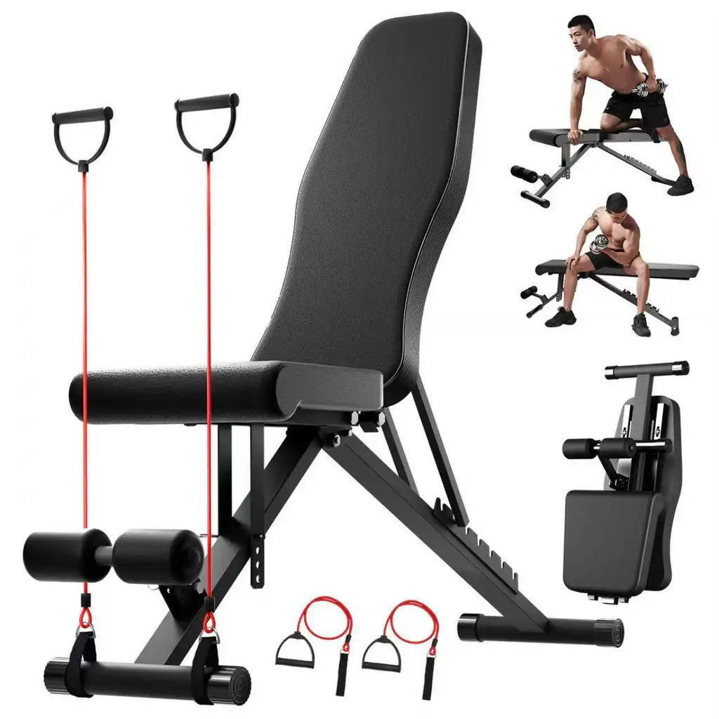 Adjustable Multifunctional Foldable Weight Bench for Full Body Workout