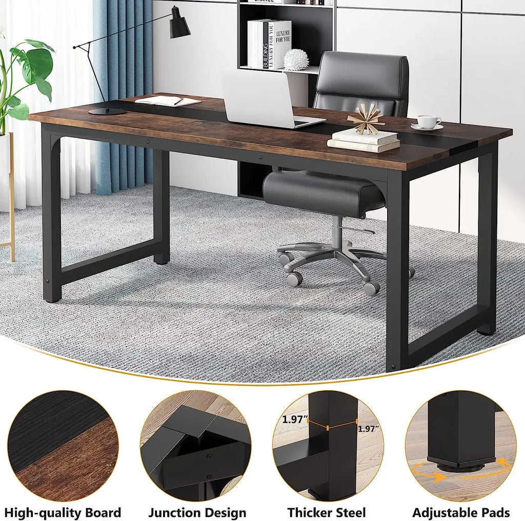 Modern Computer Large Office Desk for Workstation or Home Office