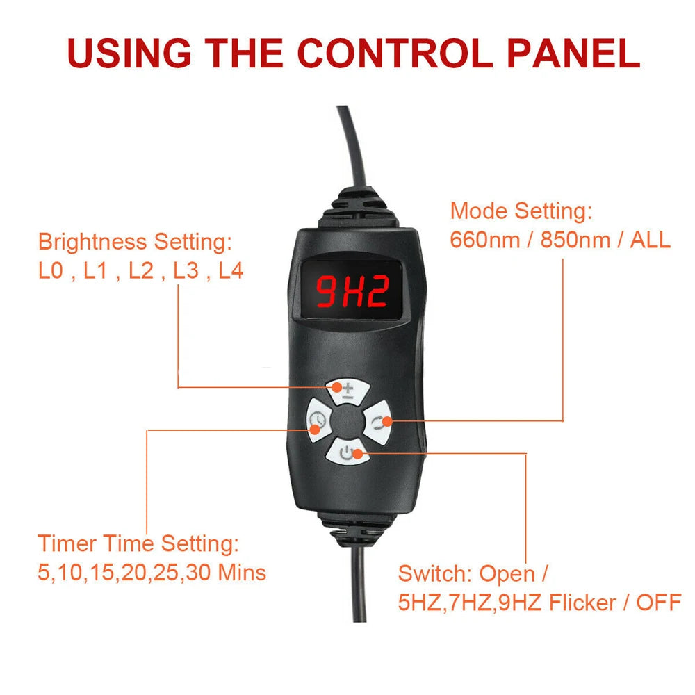 Infrared LED Light Heating Pad for Face and Total Body