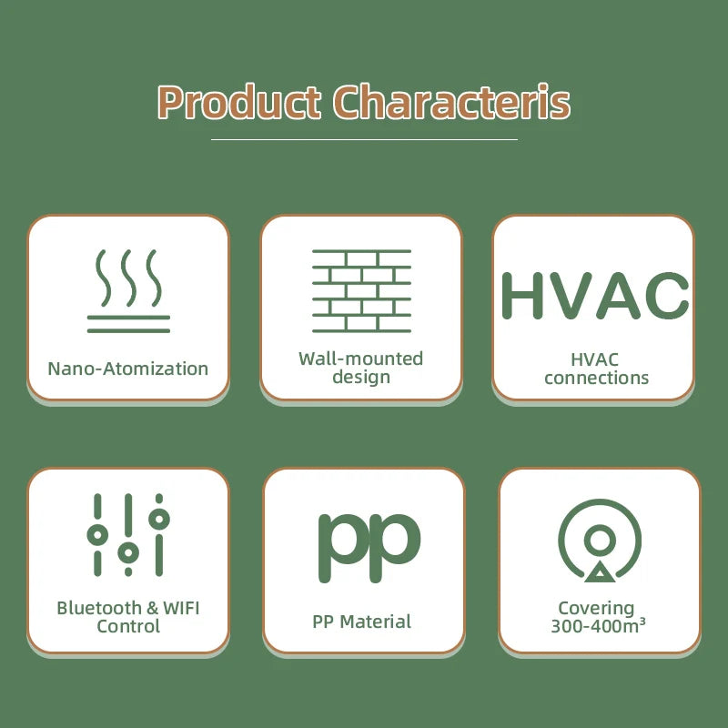 Electric Aroma Diffuser with WIFI & Bluetooth