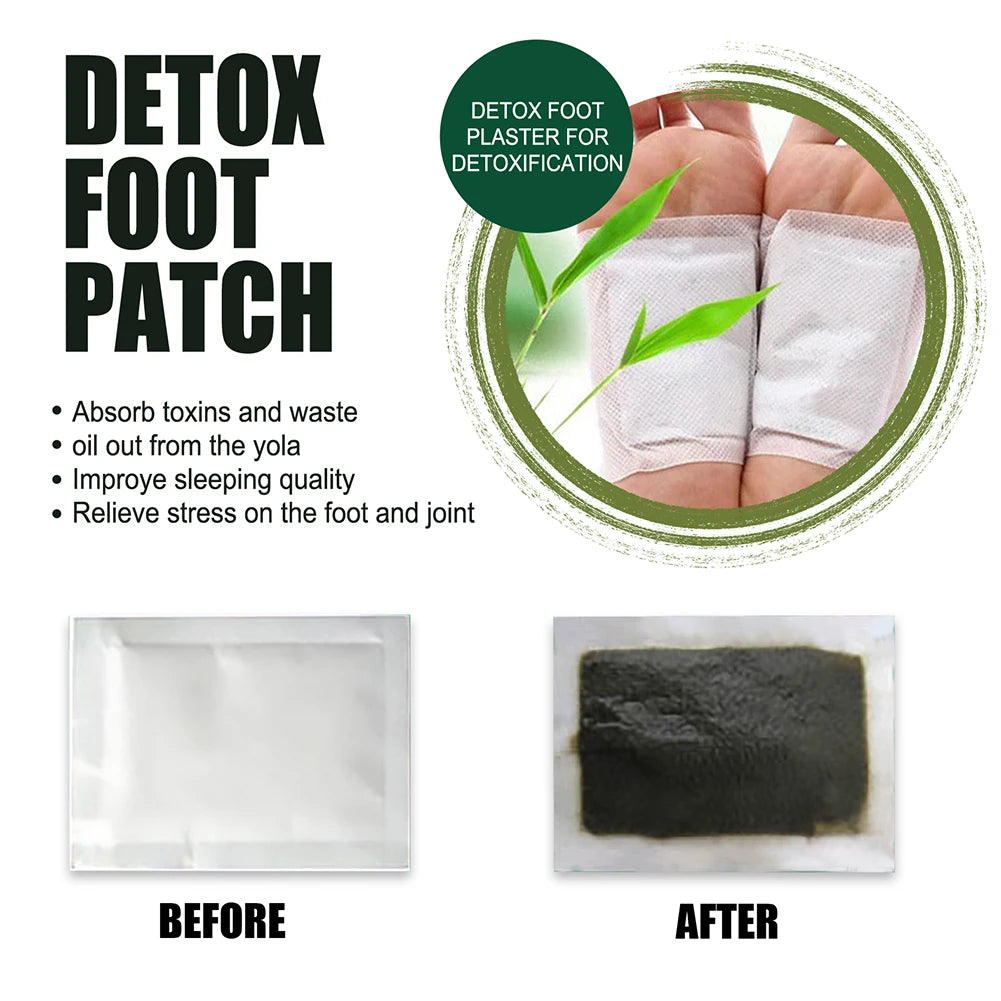 10-100PCS Detox Foot Patches Stress Relief Feet Deep Sleep Herbal Detox Sticker