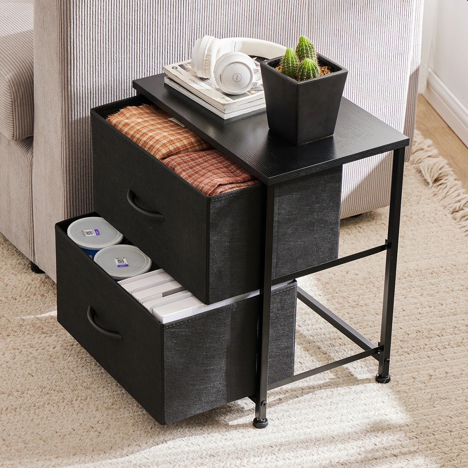 Nightstand Coffee Tea Table Storage Closet Chest