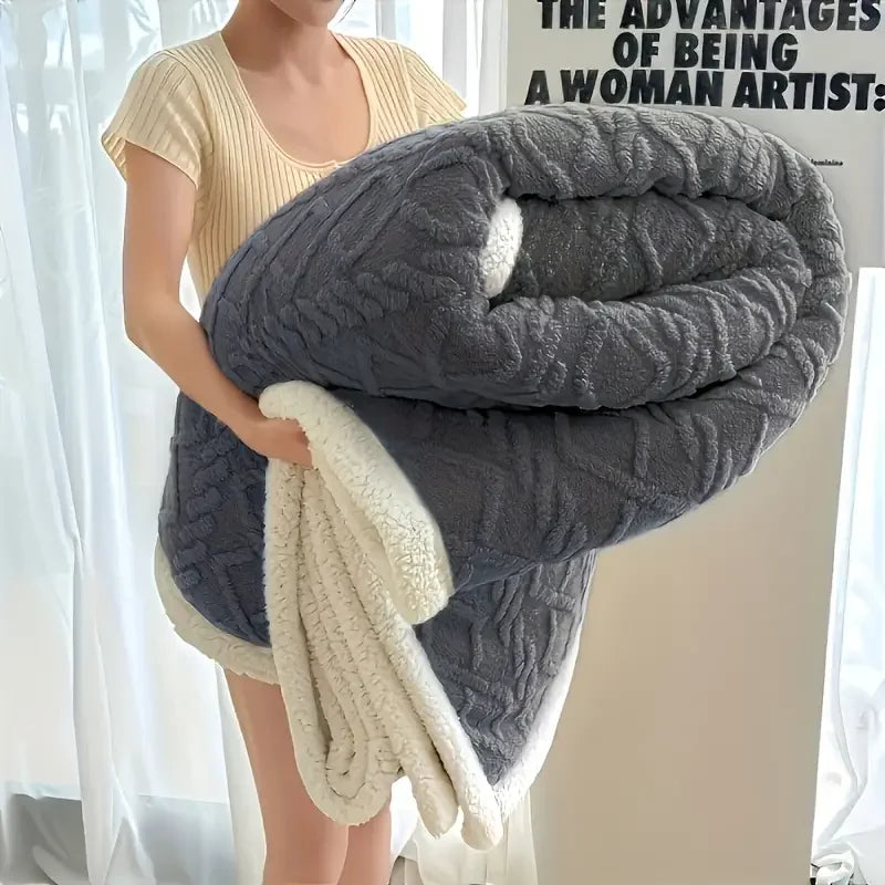Weighted Blanket 10lbs for Adults- Soft, Warm, and Thickened Calm Blanket for Ultimate Comfort