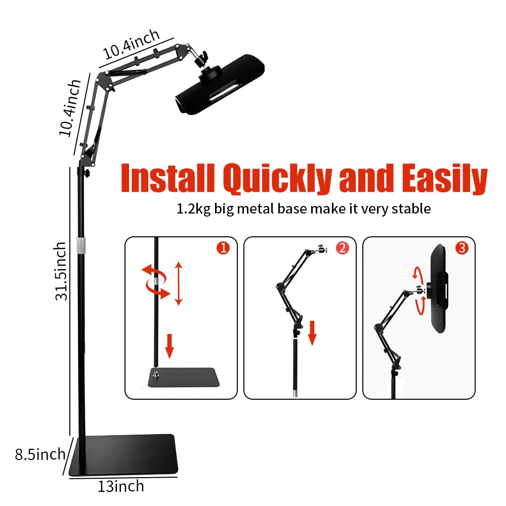 Red Light Lamp For Face and Body Home Infrared Light Panel Device with Adjustable Stand with Timer