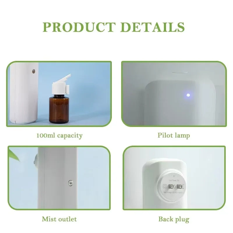 Fragrance Aroma Diffuser Air Freshener with Bluetooth APP 100ML Essential Oil Capacity