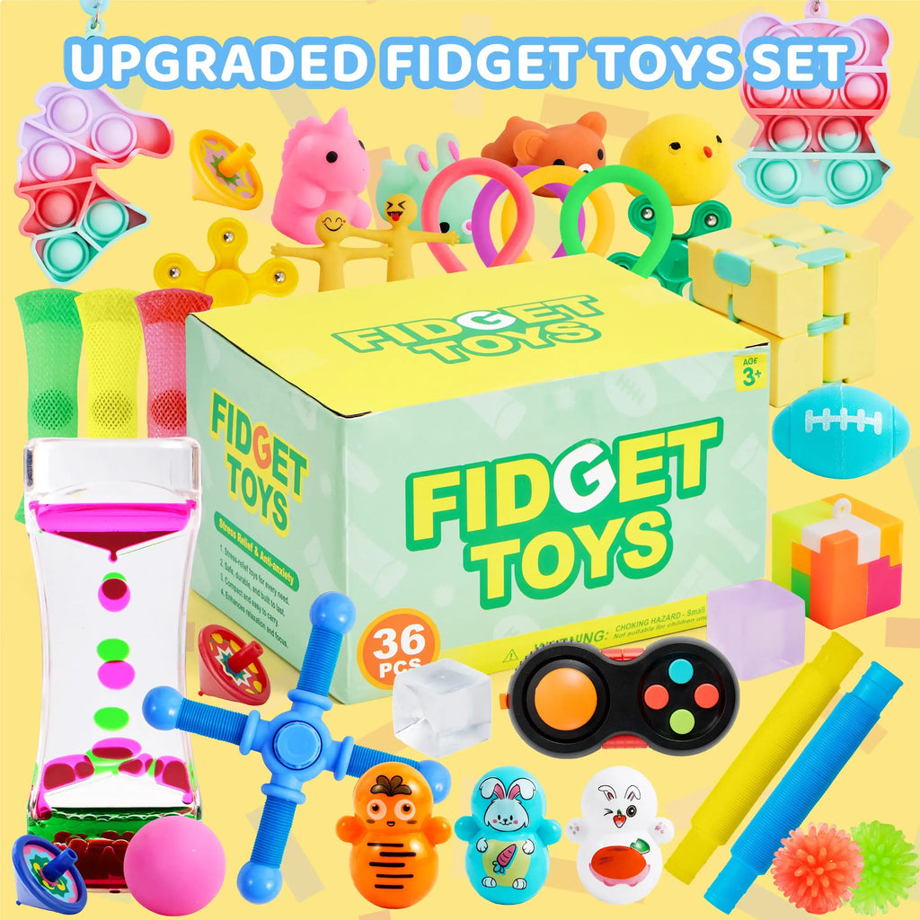 60 Pack Party Gifts Fidget Toys School Treasure Box