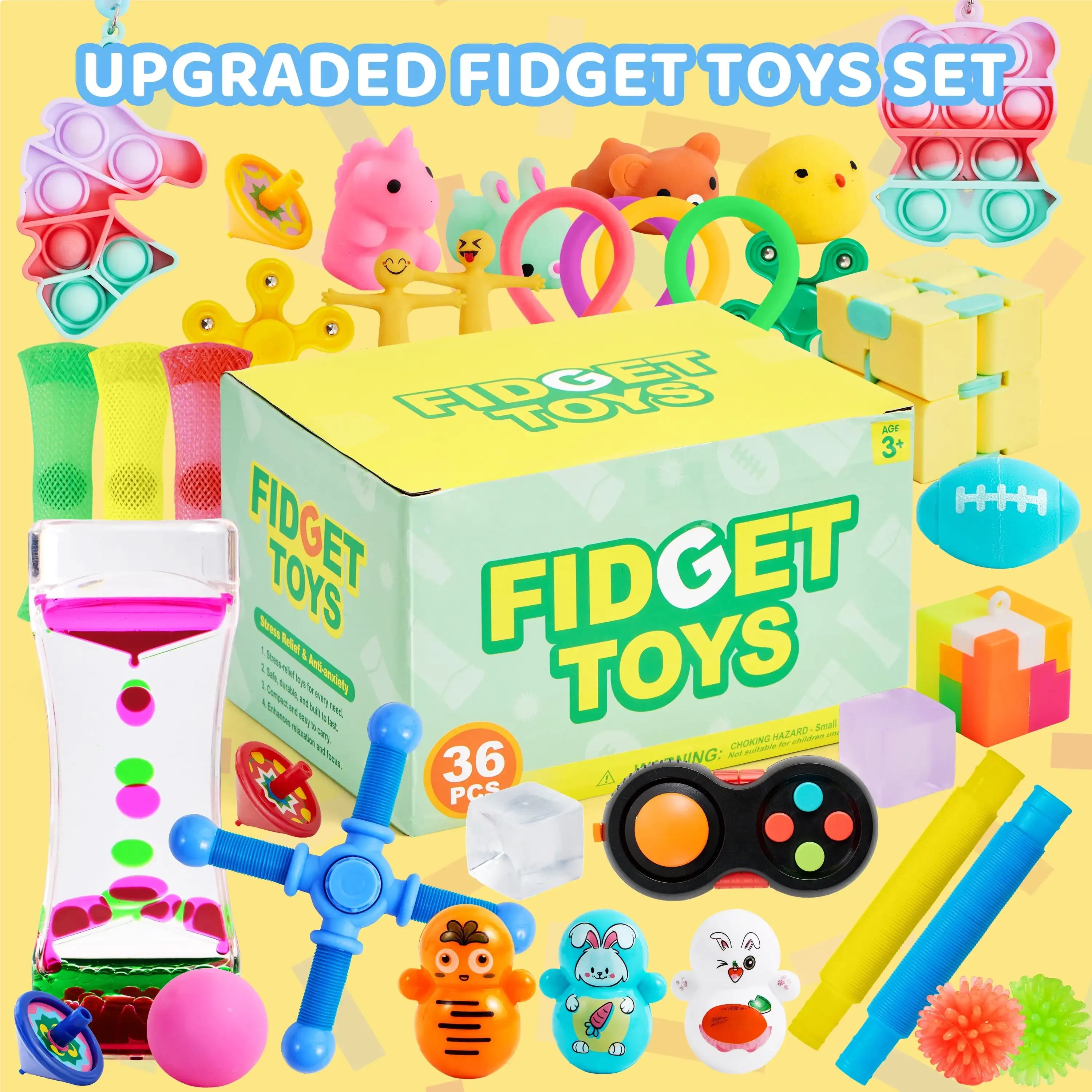 60 Pack Party Gifts Fidget Toys School Treasure Box