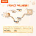 Wall Mounted Cat Shelves and Perches with Jumping Boards Hammocks