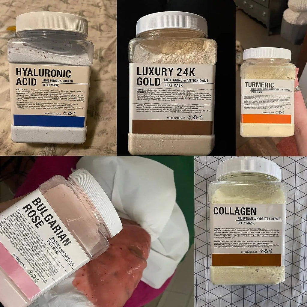 6pc Jelly Mask Powder Facial Skin Care
