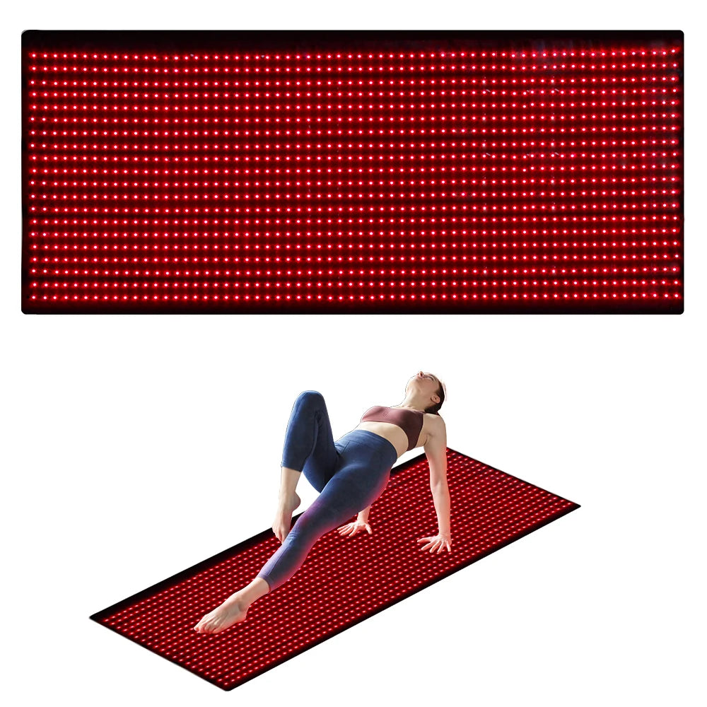 Full Body Red Light Mat LEDs Blanket for Pain Relief Wellness Muscle Relax Recovery