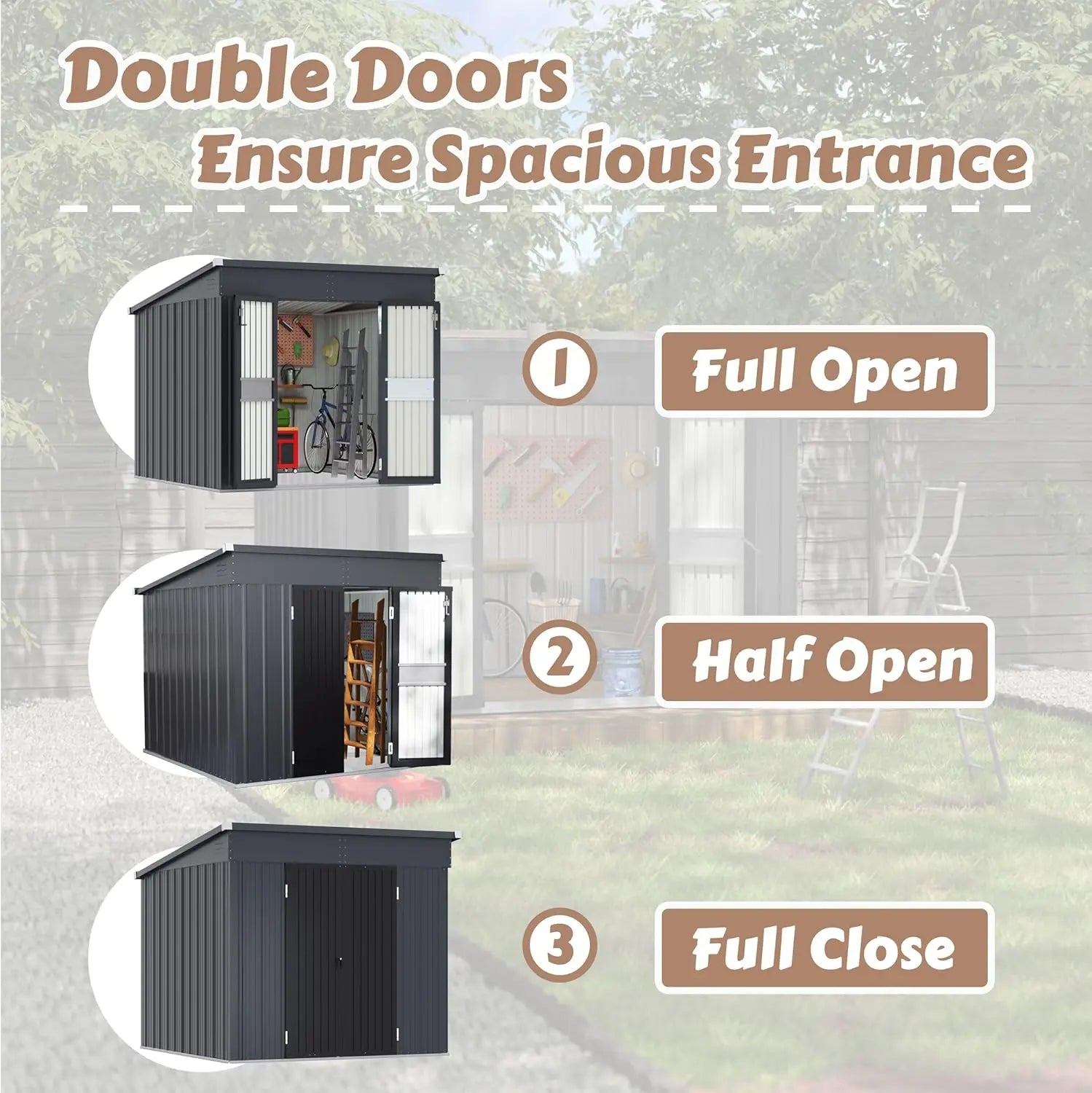 Metal Outdoor Storage Shed