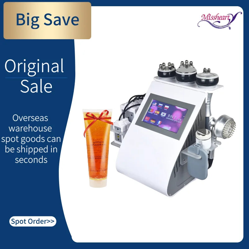 9-in-1 Cavitation Ultrasonic Weight Loss Lifting And Firming Massage