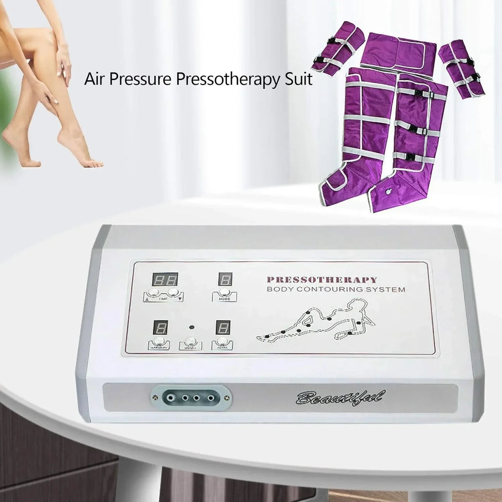 50W Pressotherapy Air Pressure Machine Slimming Suit Body Massager