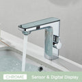 Touchless Smart Digital Display Bathroom Sink Faucets