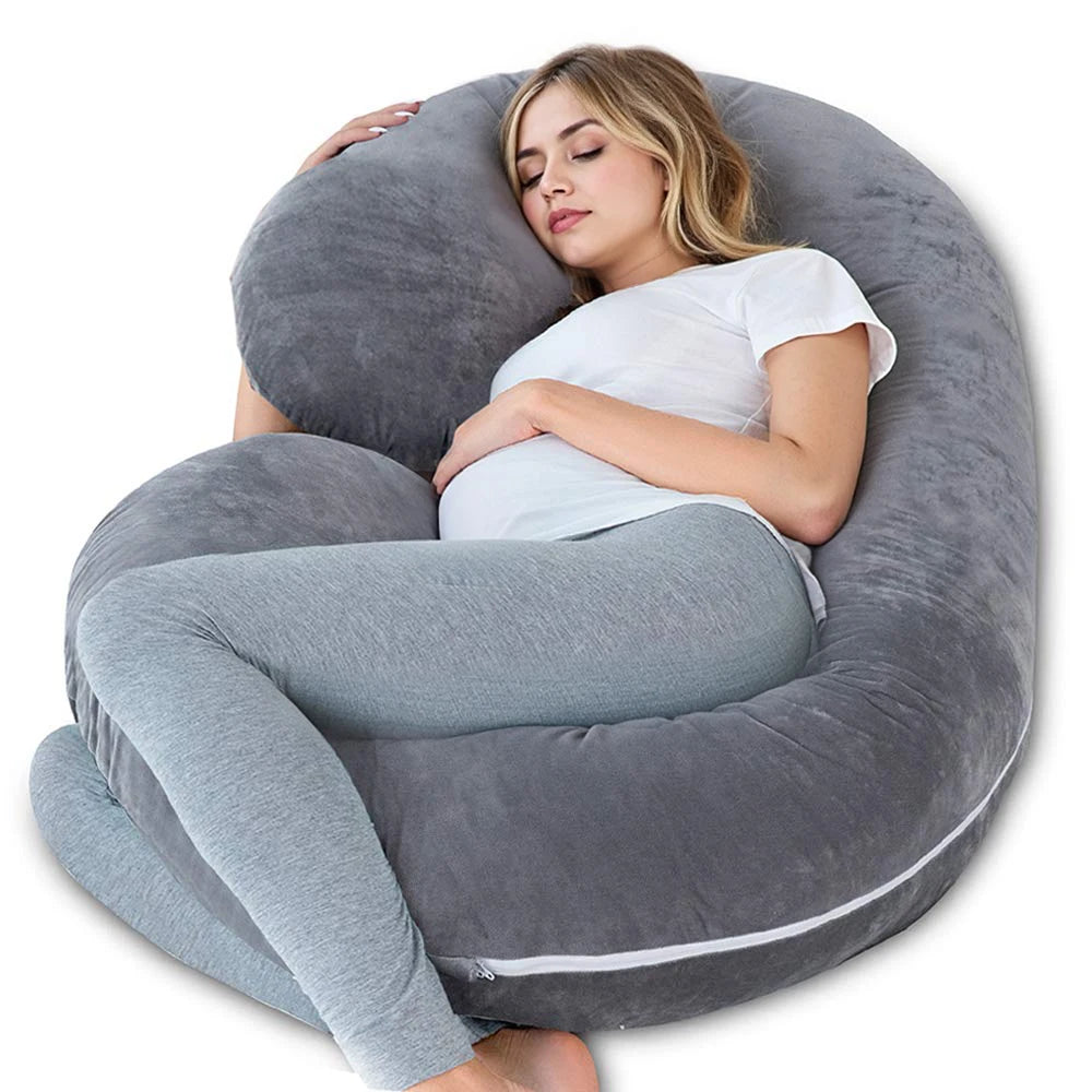 Pillows for Sleeping, G Shaped Full Body Pillow with Removable Cover