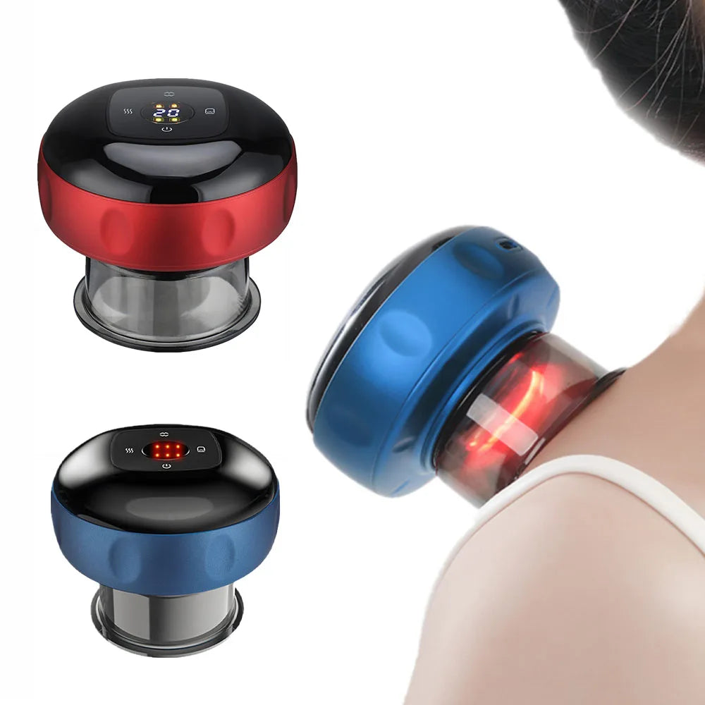 Smart Cupping Vacuum Massage Jars Heating Electric Cupping Therapy for Body