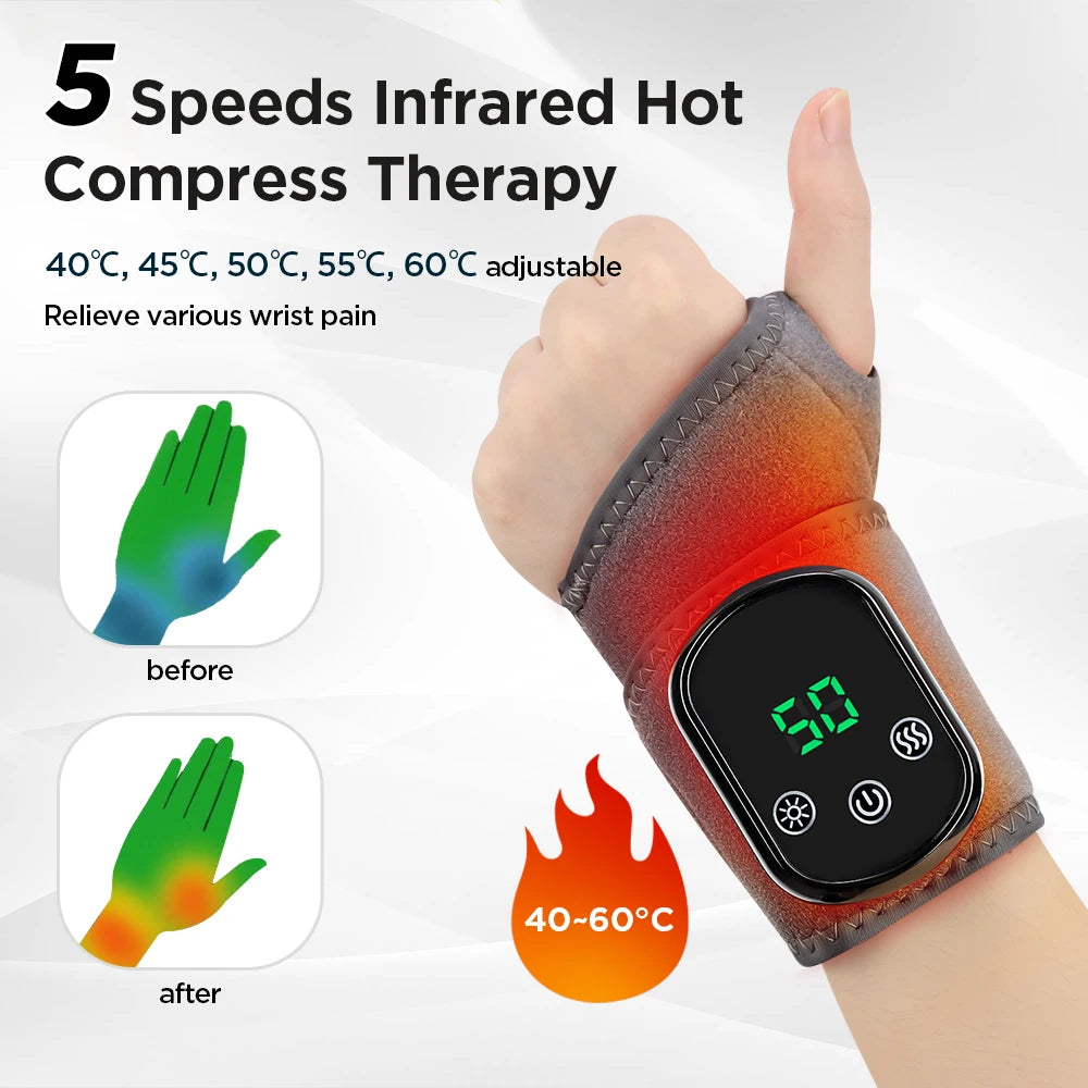 Electric Ankle Vibration Therapy, Foot Ankle Wrist Joint Protection Pain Wrap
