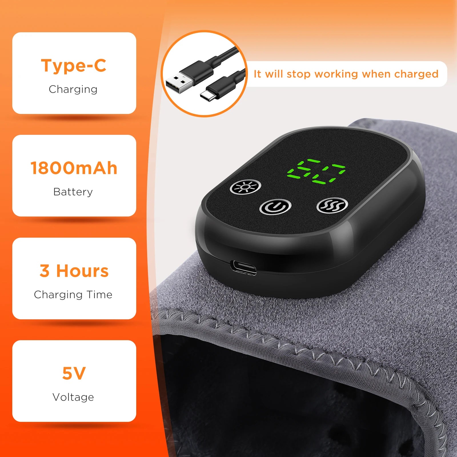 Electric Ankle Vibration Therapy, Foot Ankle Wrist Joint Protection Pain Wrap