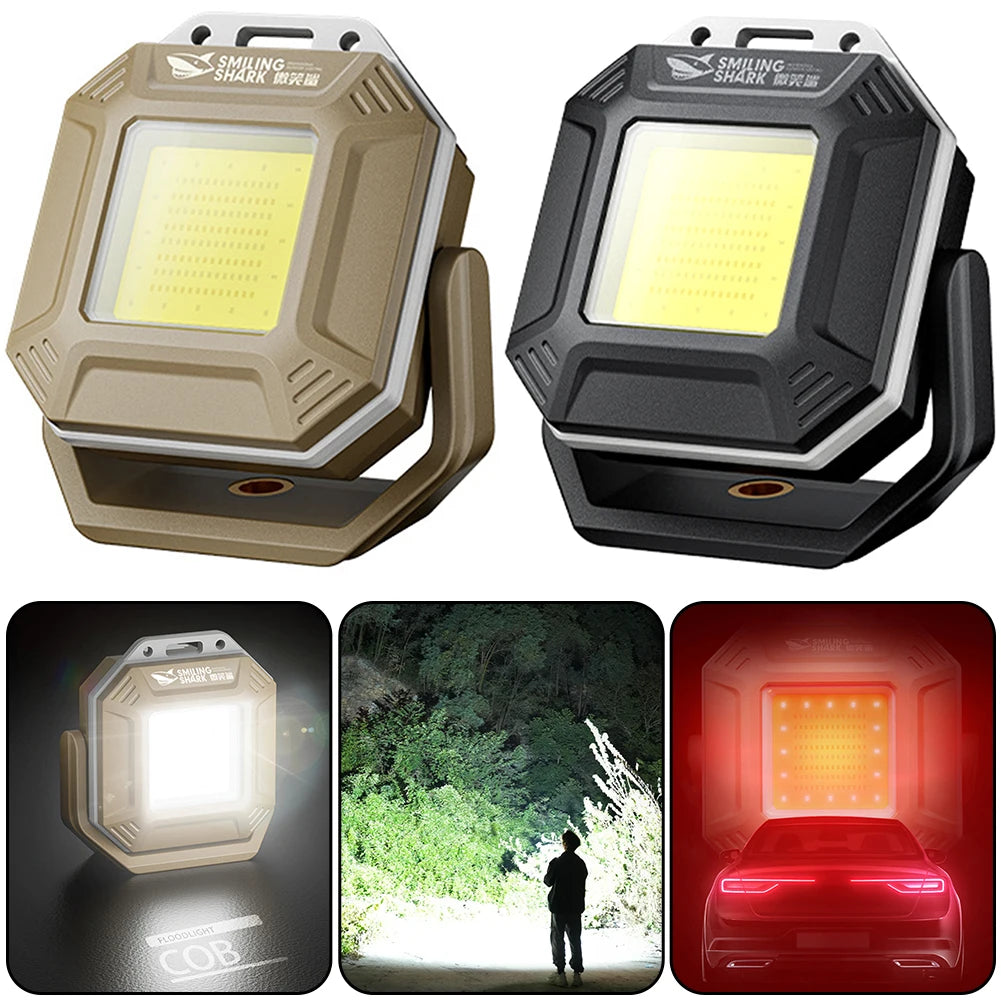 LED Inspection Lamp Waterproof Flashlight with Magnetic Base Emergency Light Rechargeable