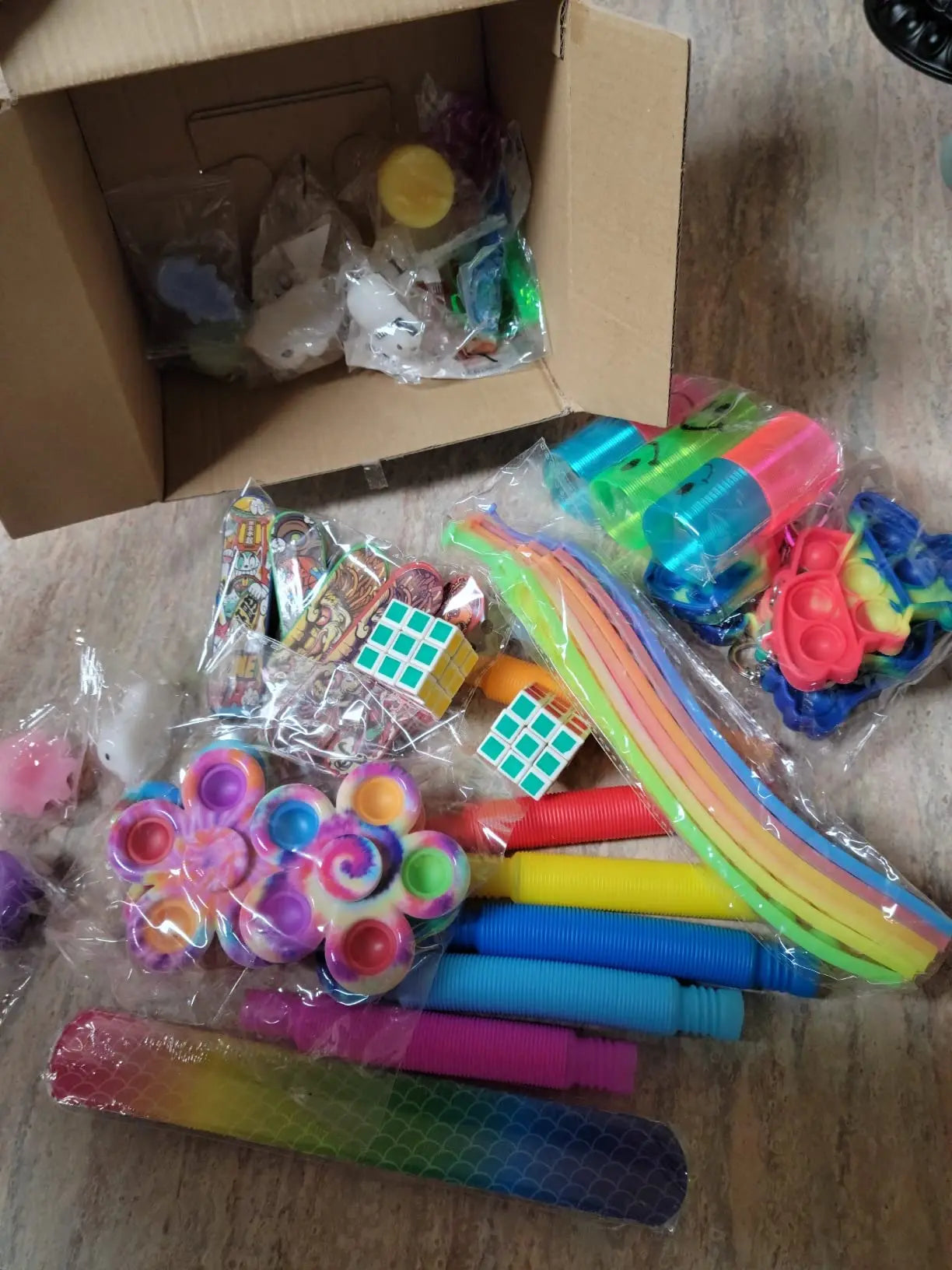 60 Pack Party Gifts Fidget Toys School Treasure Box