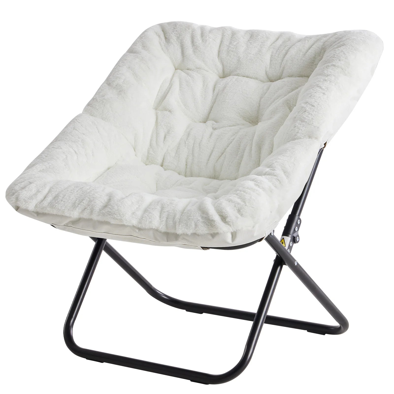 Large Size Folding Lounge Chair with Padded Seat