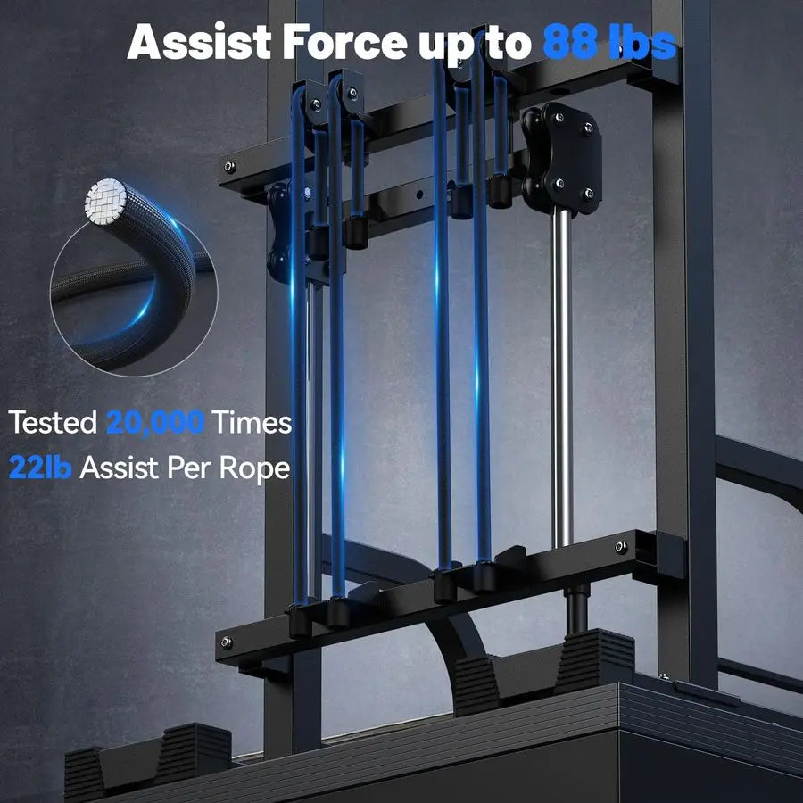 Power Tower Pull Up Bar Station, 450LBS Stable Pull Up Dip Station for Home Gym