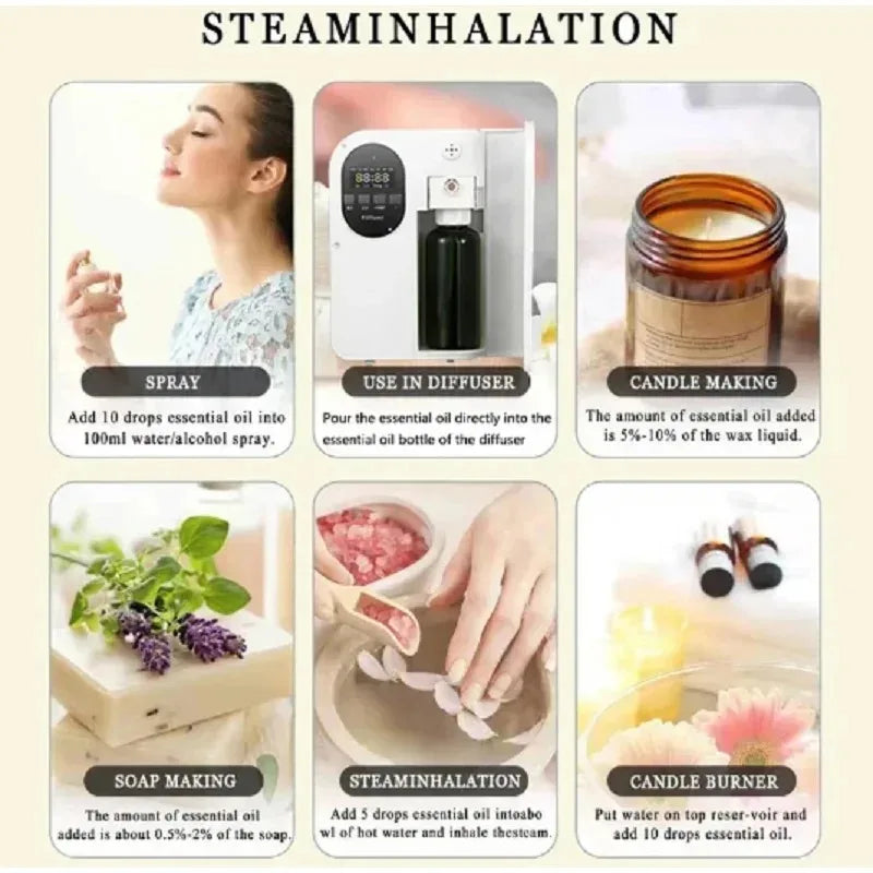 500ML Flameless Aromatherapy Essential Oil for Humidifier