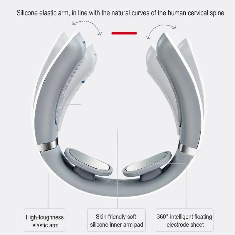 Neck Massager With 9 Gears And 6 Modes