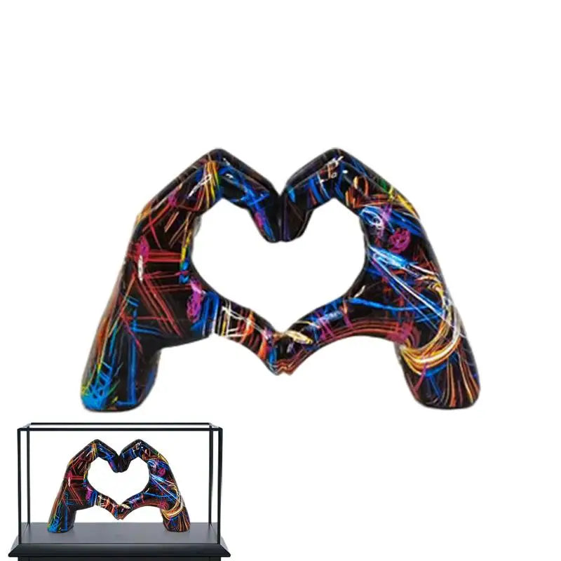 Colorful Love Gesture Fixture for Mental Relief