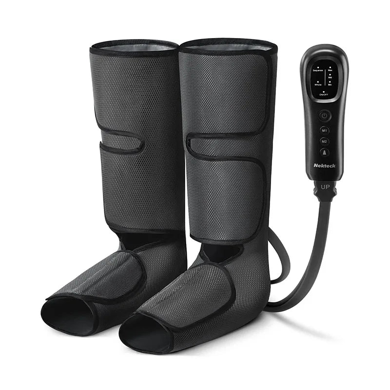Leg Massager Air Compression Calf Wraps Air Pressure Massage for Blood Circulation and Relaxation Lymphatic Drainage