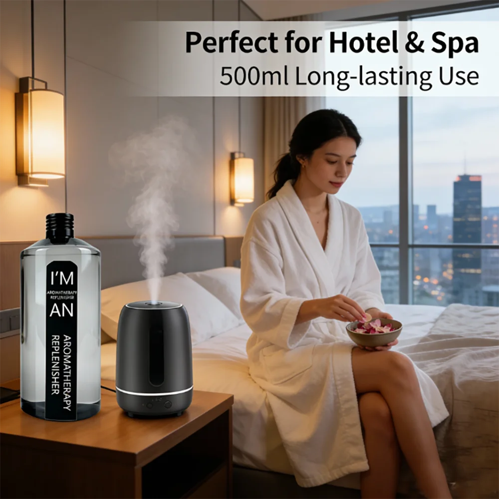 500ML Flameless Aromatherapy Essential Oil Aromatherapy Liquid for Air humidifier