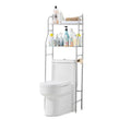 Over Toilet Storage Shelf, Metal Bathroom Shelves with Paper Holder and Removable