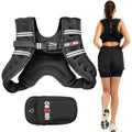 Weighted Vest, 8lbs Weights Vest with Reflective Stripe for Workout, Strength Training, Running, Walking