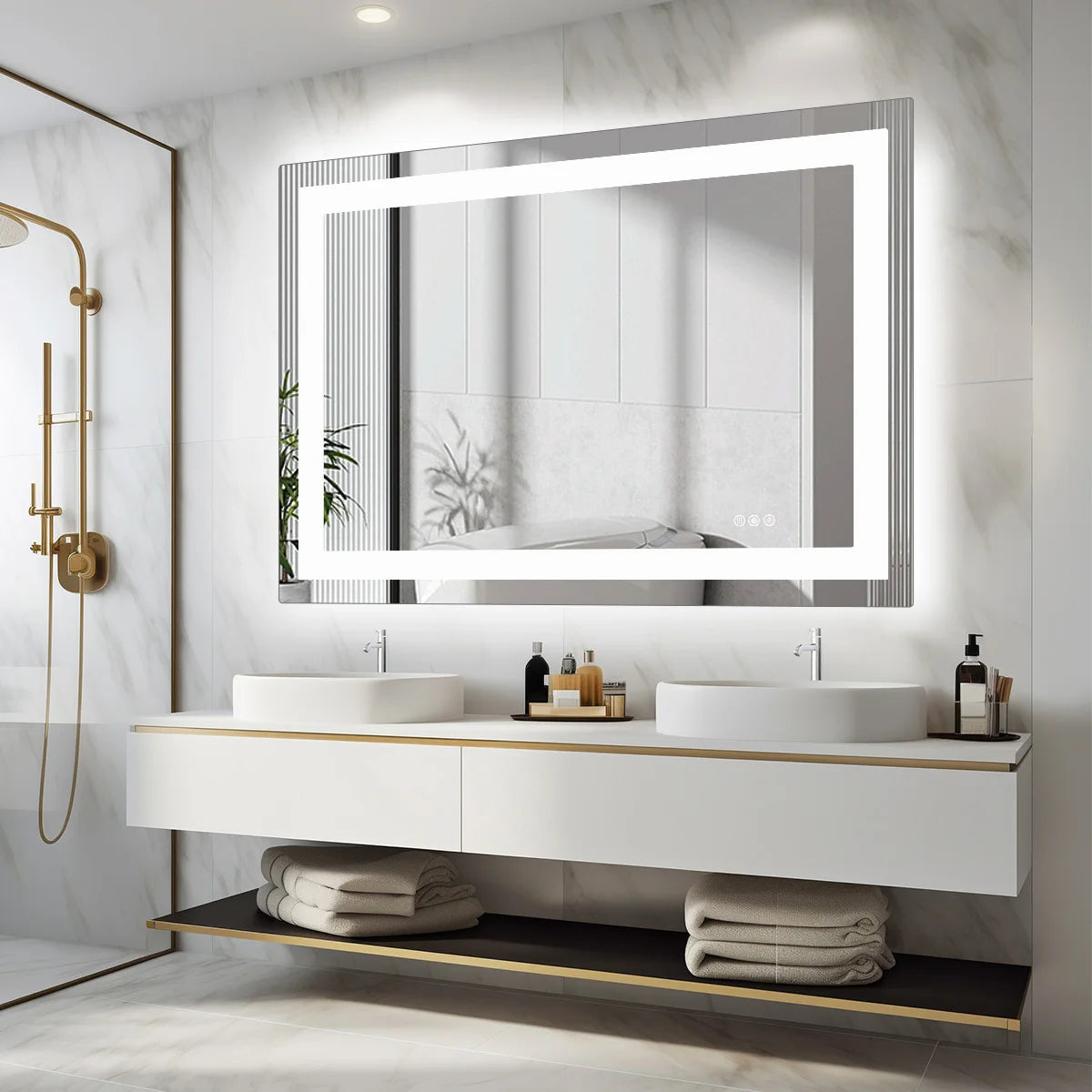 LED Bathroom Vanity Mirror or Backlit For Living Room