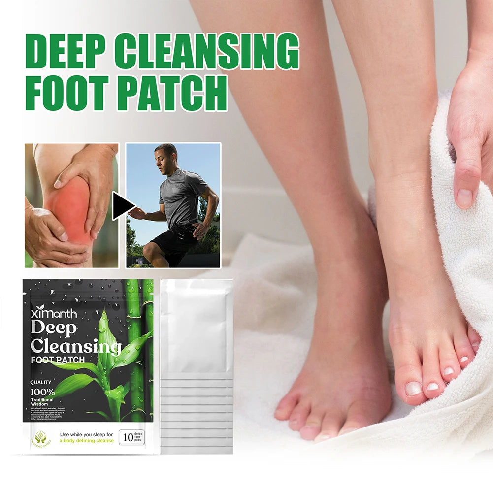10-100PCS Detox Foot Patches Stress Relief Feet Deep Sleep Herbal Detox Sticker