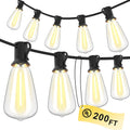 150FT LED Outdoor String Lights Waterproof & Shatterproof