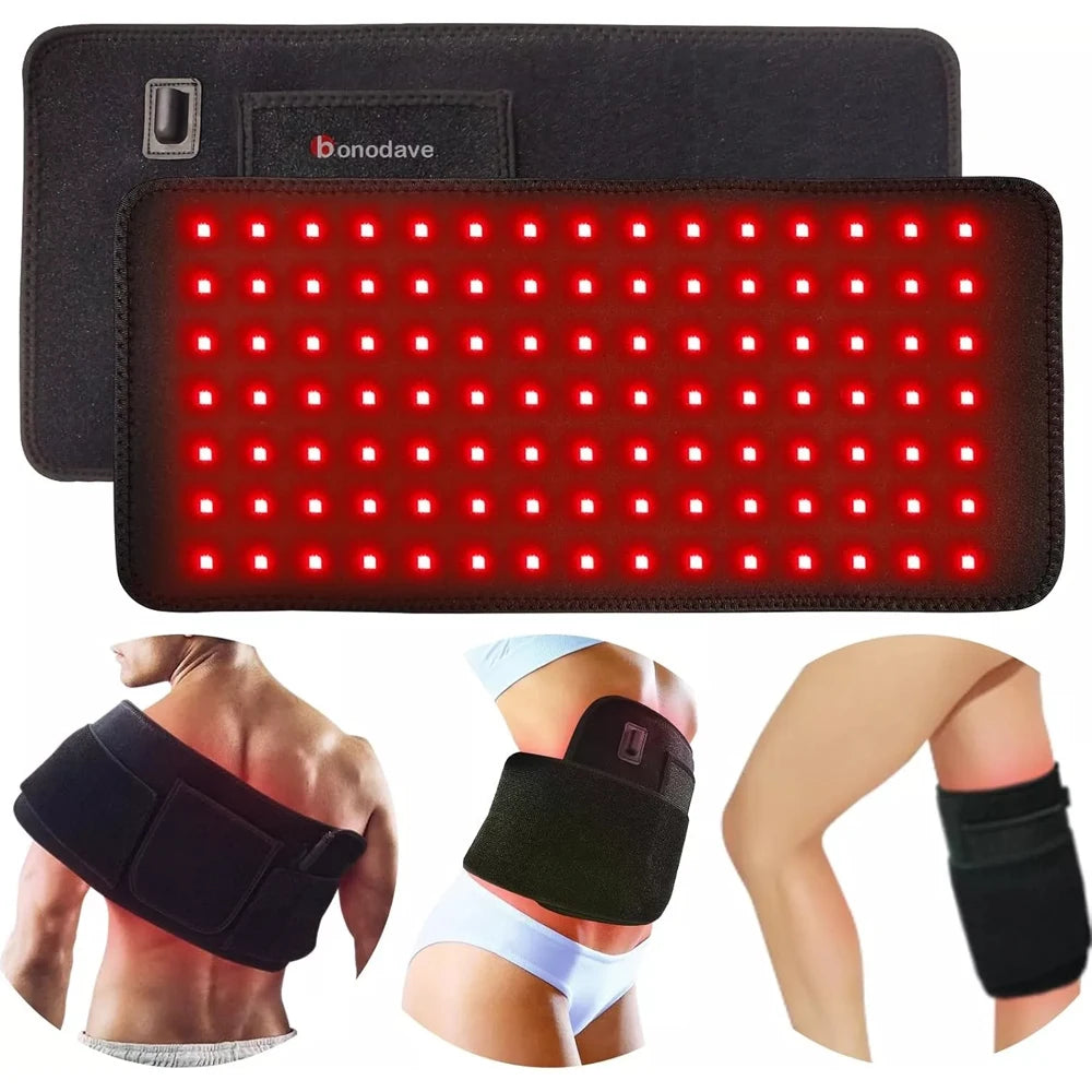 Infrared LED Light Medical Service Devices for Face and Body Back Knee Hands Feet Relief Portable Heat Pad