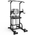 Power Tower Pull Up Bar Station, 450LBS Stable Pull Up Dip Station for Home Gym
