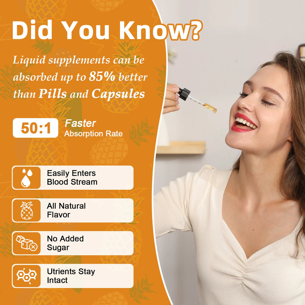 Triple Magnesium Glycinate Liquid Drop Supplement