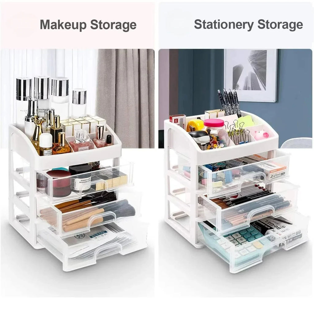 Desktop Storage Box Storage Drawer Hair Decoration Multi-layer Storage Cabinet for Cosmetics